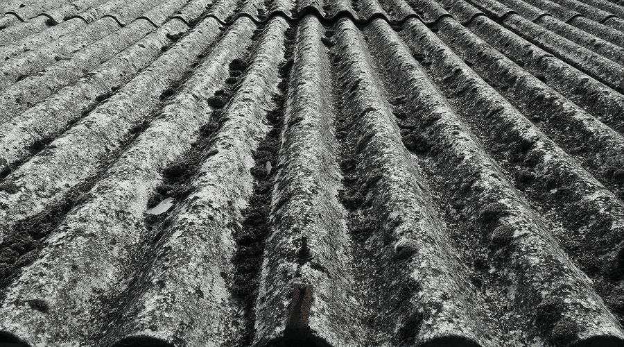 Målning av eternittak