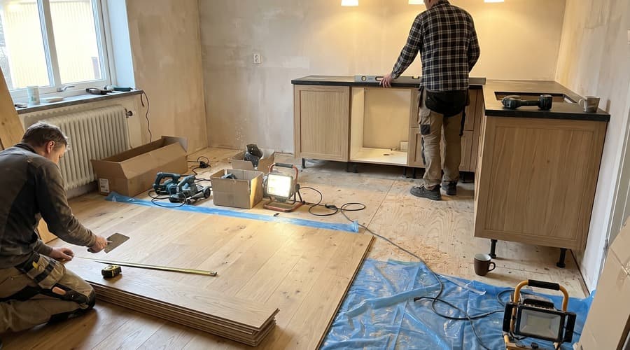 Renovera kök och lägga nytt golv – vilken ordning sparar mest pengar?
