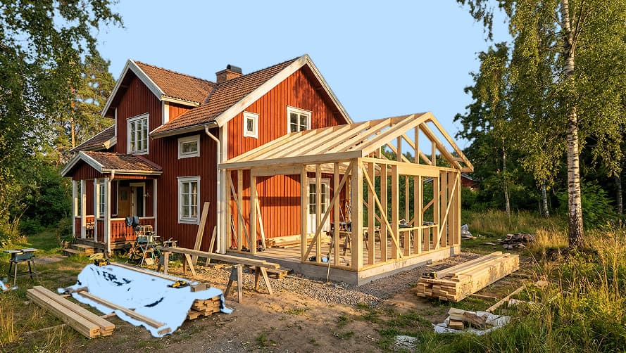 Vad kostar en tillbyggnad? Pris 2026