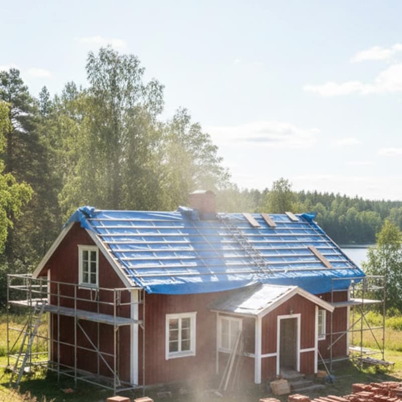 Renovering eller takbyte